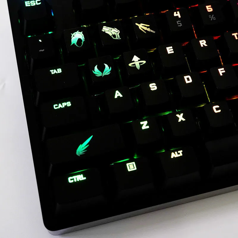 Игровая клавиша ABS с подсветкой и левым переключением R3 R4 механическая