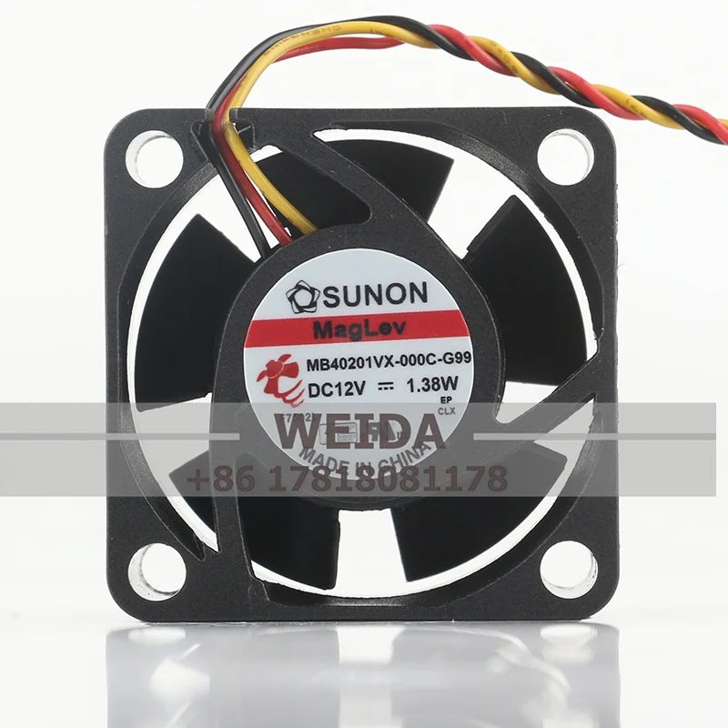 Новый SUNON MB40201VX-0000-G99/-000C-A99 40*40*20 мм 12 В постоянного тока 1 38 Вт 4020 дюйма 4 см