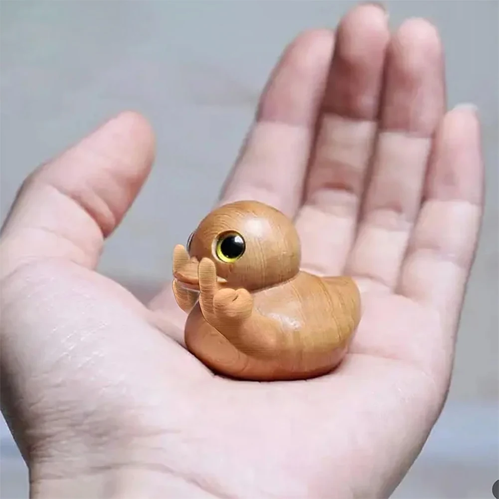 Деревянная статуя уток 3D дизайн украшения для дома отличный подарок идея