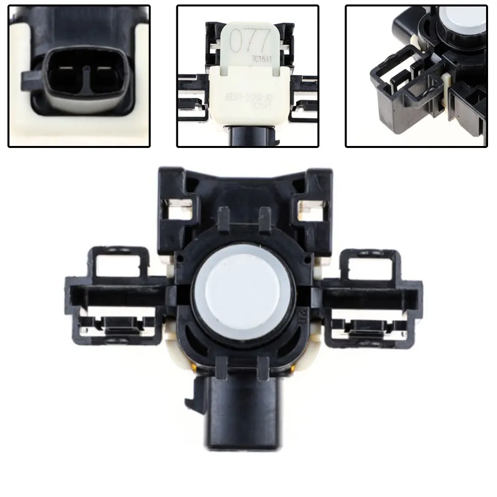

High Quality PARKING AID SENSOR PDC Sensor Plastic + Metal Practical Replacement 89341-33200-C0 Black FRONT BUMPER