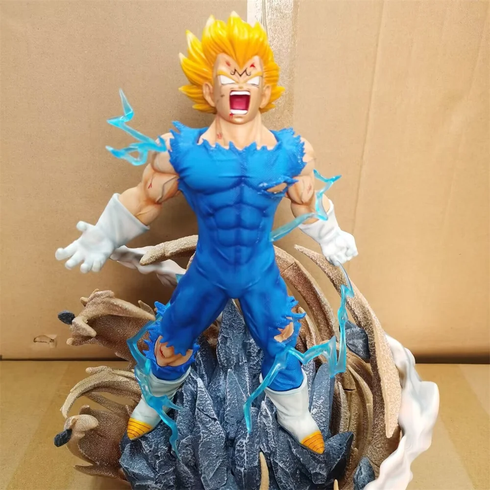 

Anime Dragon Ball Z Super Saiyan Vegeta Demonization Since Detonat Scenario PVC Action Figure Collectible Model Doll Toy 36cm