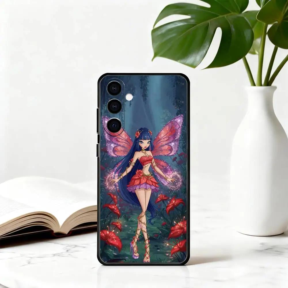 Чехол для телефона Girl W-Winx Clubs WC для Samsung Galaxy A73, A72, A71, A70, A53, A52, A51, другие, мягкий черный чехол (art.: 3920d4cd93a67) - 3920d4cd93a67