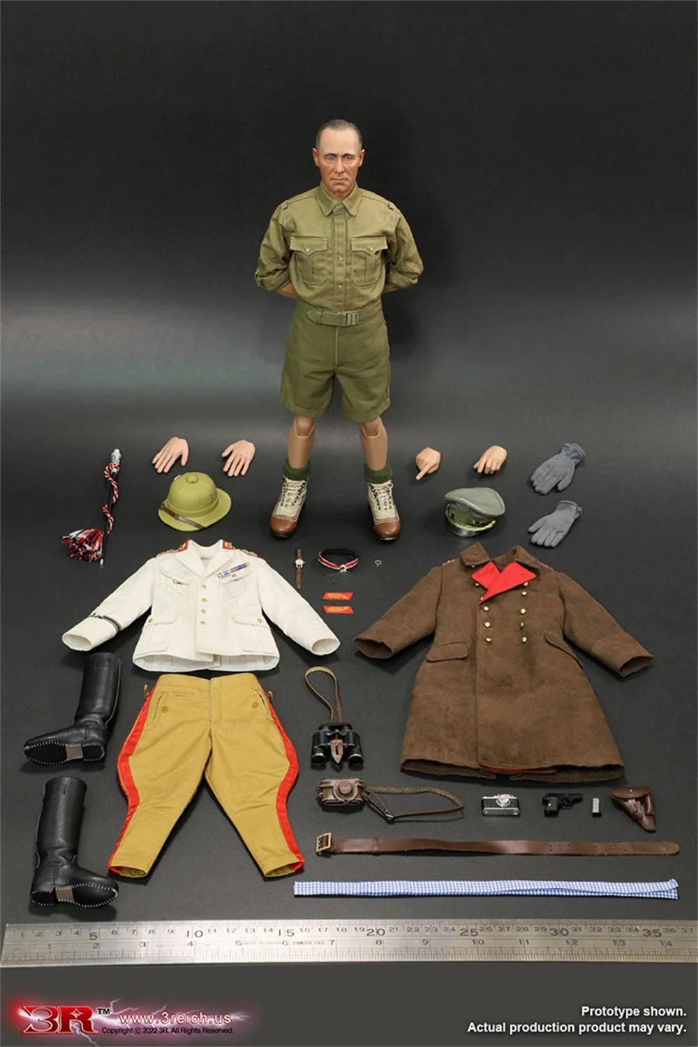 

1/6 DID 3R GM651 WWII Series The General Soldier Desert of the Fox Full Set Moveable Action Figure German Gift For Fans Collect