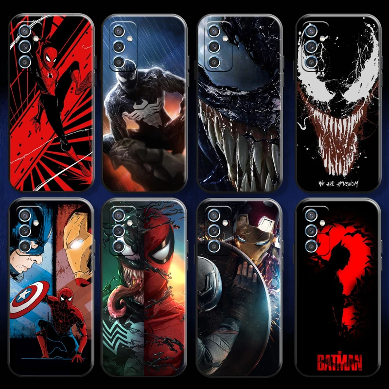 

Marvel Iron Man Venom Spider Man For Samsung A11 A21S A31 A32 A41 A51 A71 A52 A72 4G 5G Phone Case Coque Silicone Cover Back