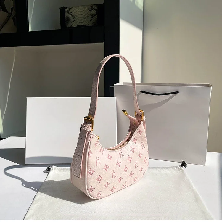 Корейская мода милая розовая Женская сумка через плечо осенняя Новинка модные