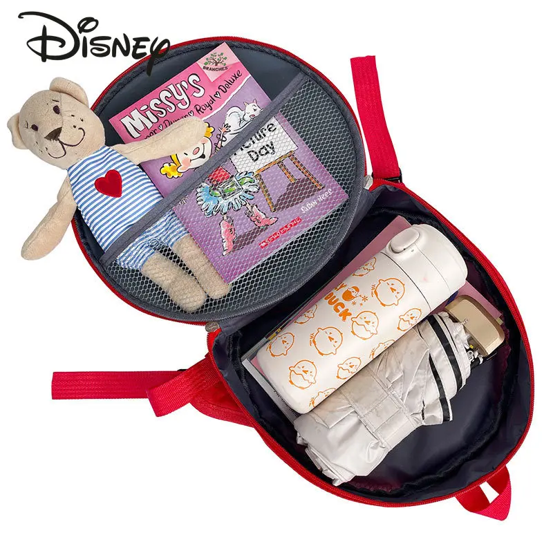 Disney 2023 New Backpack Fashion High Quality Waterproof Children's Backpack Cartoon Lightweight Casual Children's Backpack