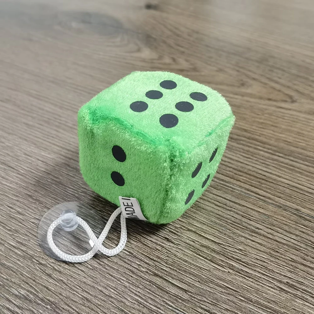 

2 шт., авто мягкие нечеткие игральные кости в горошек, зеркало заднего вида, вешалка, украшение для стайлинга автомобиля, аксессуары для интерьера, 6 цветов