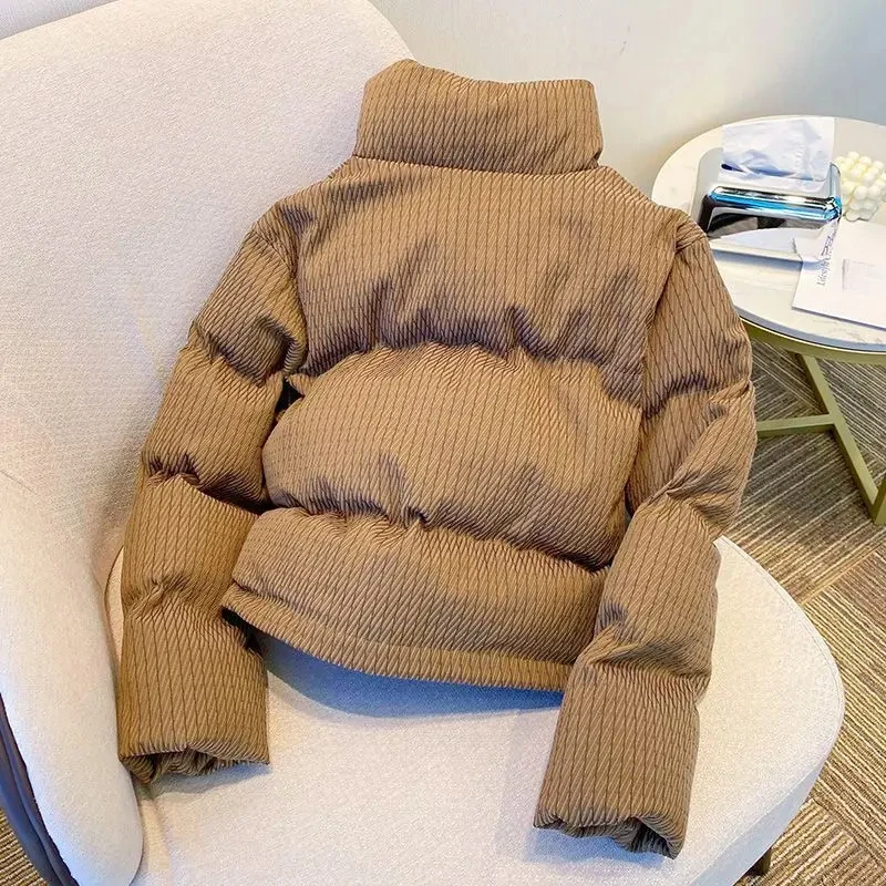 Короткая повседневная одежда с хлопковой подкладкой женская корейская версия