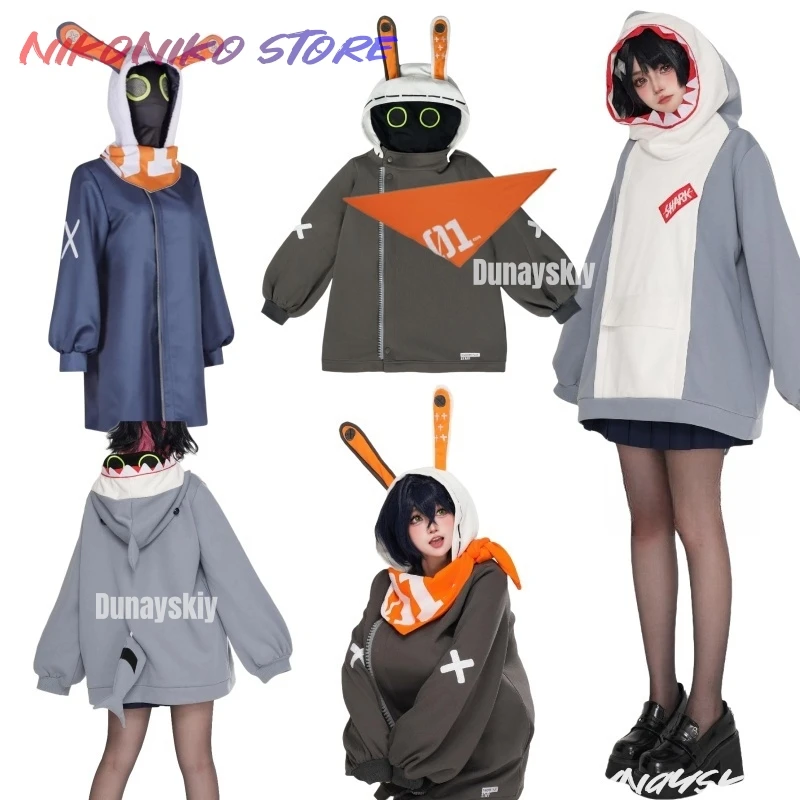 Фото Игра Zenless Zone Zero Bangboo Eous Косплей Костюм Толстовка с капюшоном The Bangboo Маска Пальто Eous Greatcoat Fan Eous Outfit ZZZ №1