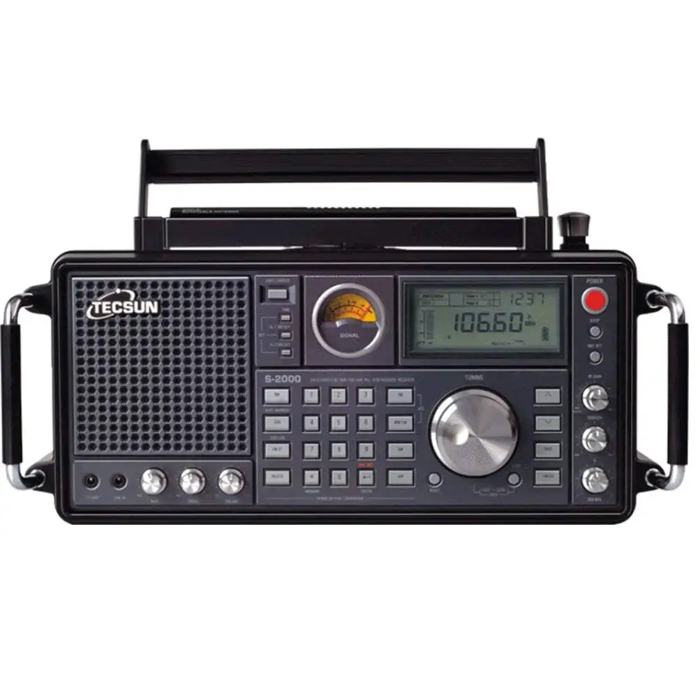 

2020 Hot sale S-2000 HAM Portable Radio SSB Dual Conversion PLL FM/MW/SW/LW Air Band Amateur Internet Radio