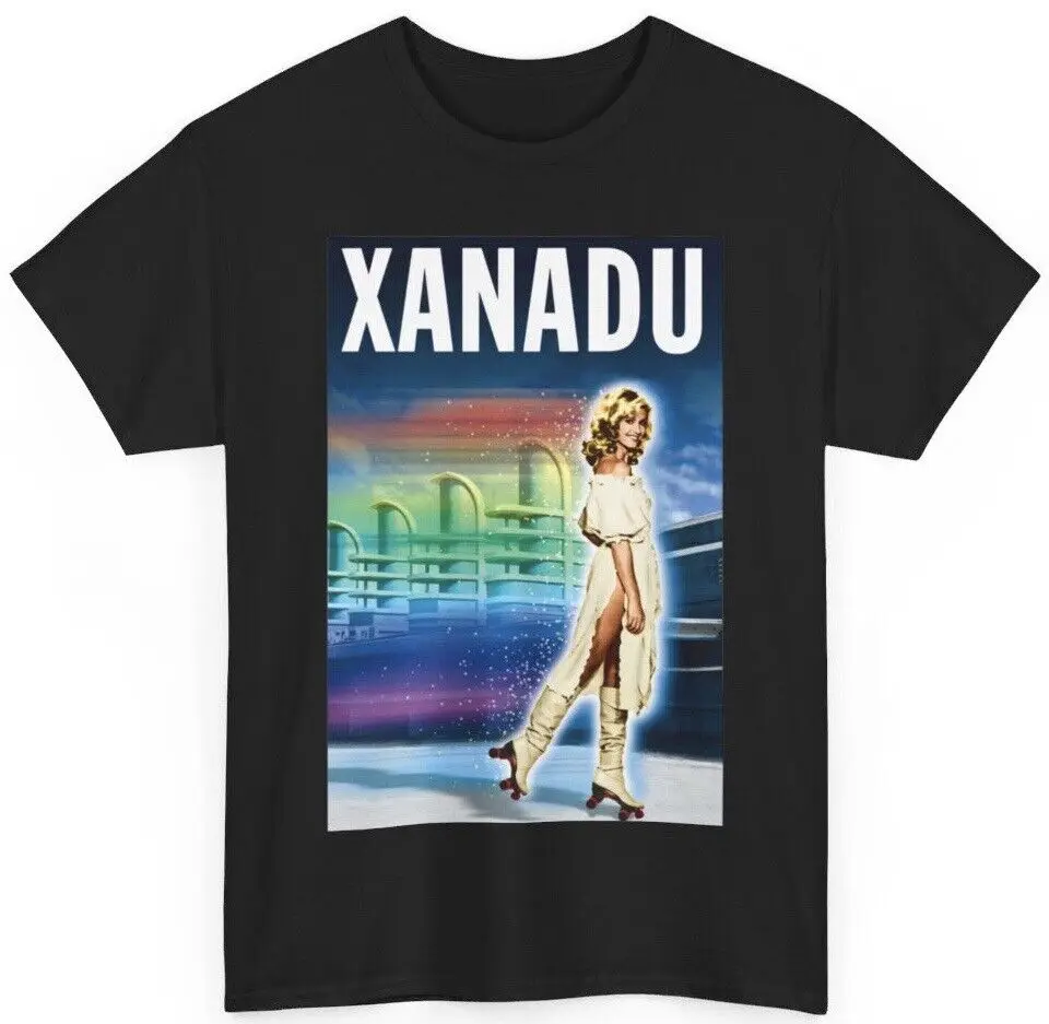 Футболка Xanadu-Ньютон-Джон-Ретро футболка 80-х годов-Новинка