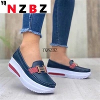 2021 spring new platform comfortable womens sneakers fashion lace up casual little white shoes women increase vulcanize shoes