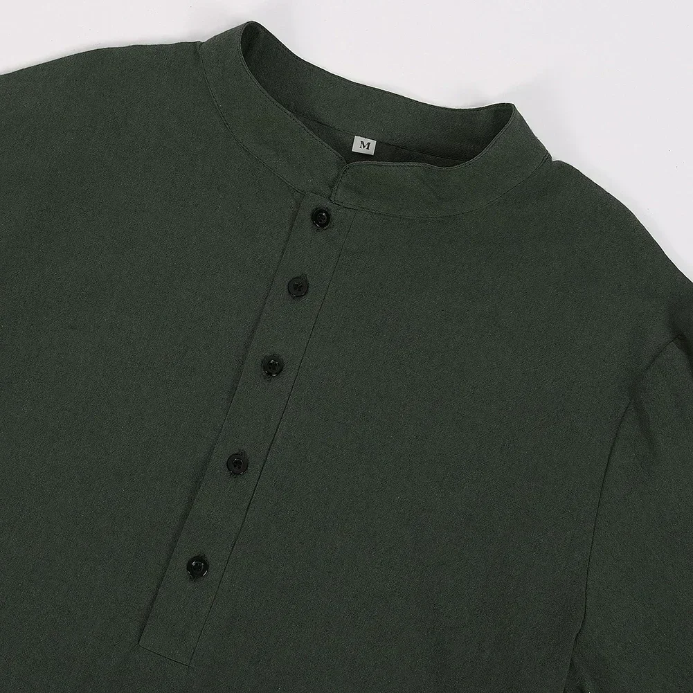 Мусульманский Jubba Thobe мужской Халат обычный однотонный кафтан с