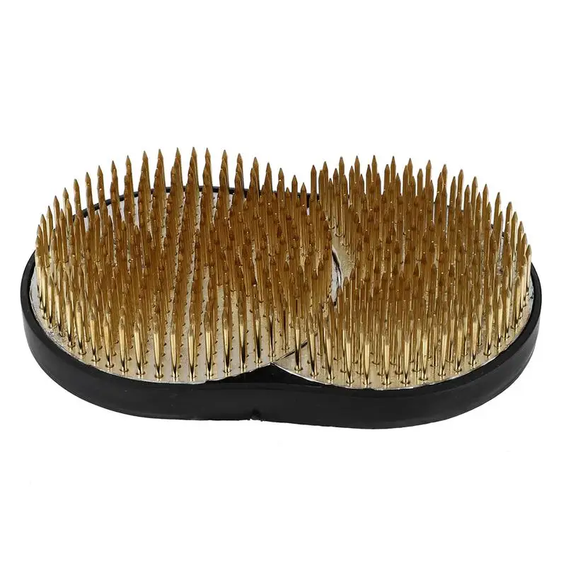 

Круглая японская Цветочная вставка, базовый штифт, декор для цветов Ikebana Kenzan, фиксированный инструмент, игла для основания цветов Ikebana Kenzan