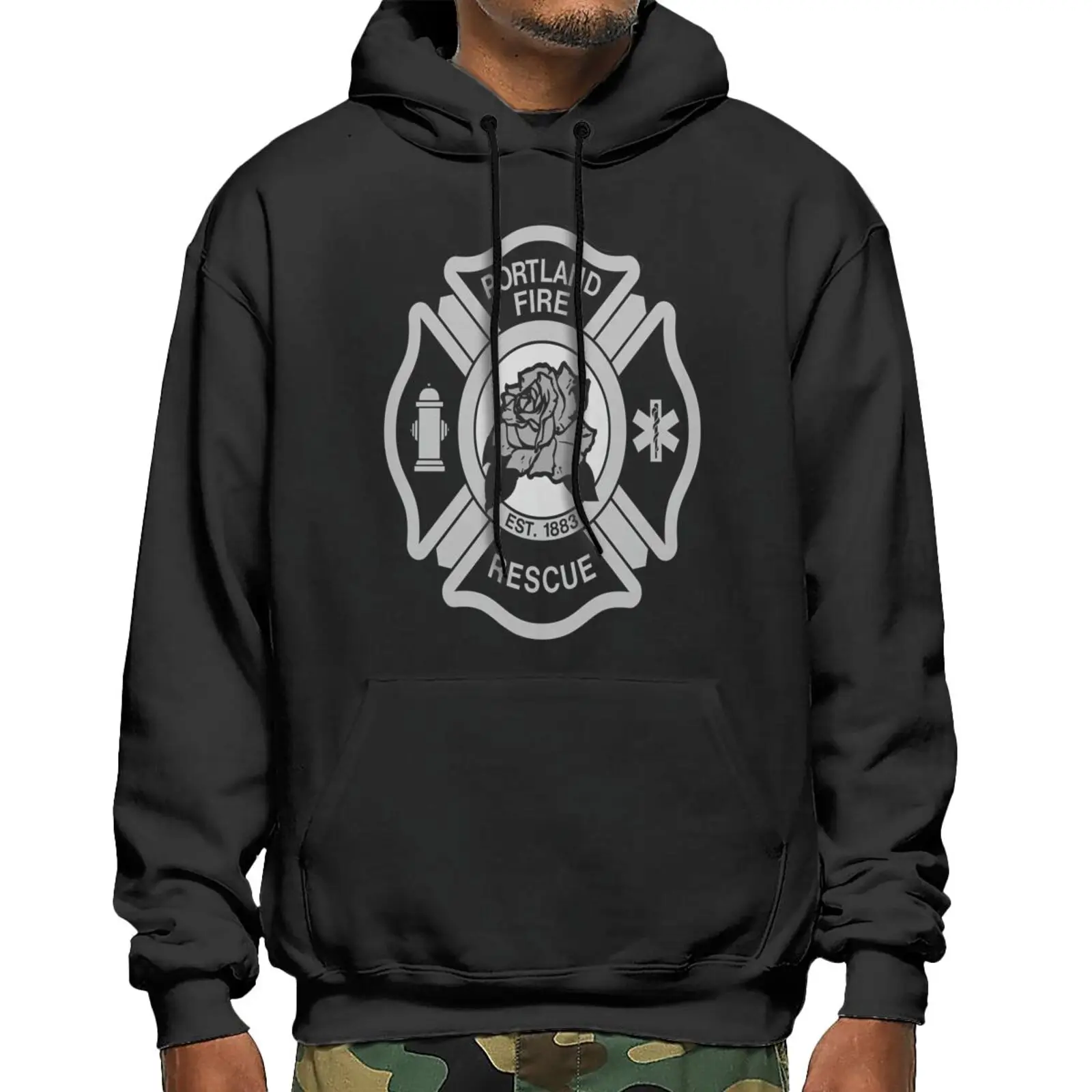 

2020 Portland Fire Rescue Department Hoodie Hoodies For Women Streetwear Sweat Men Clothing Anime Clothing Oversize Sweatshirt