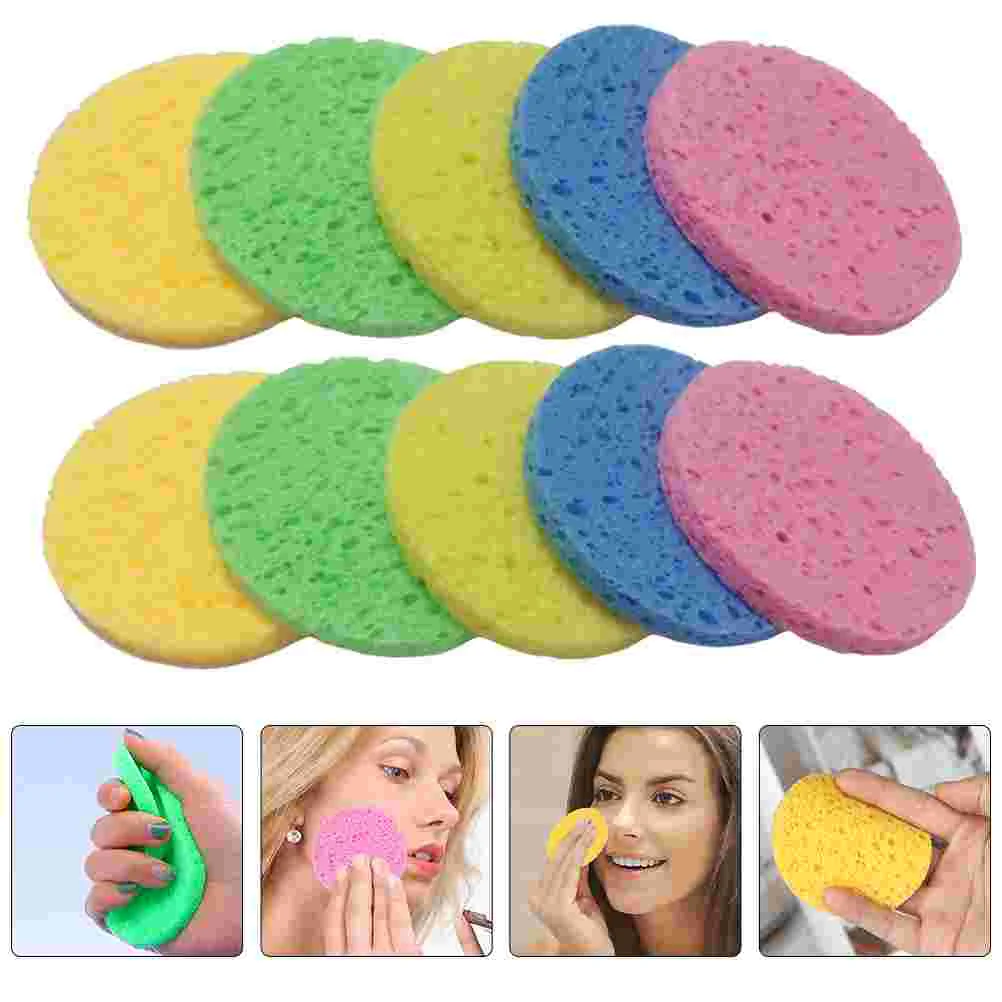 

30 шт., круглые губки для ухода за кожей лица