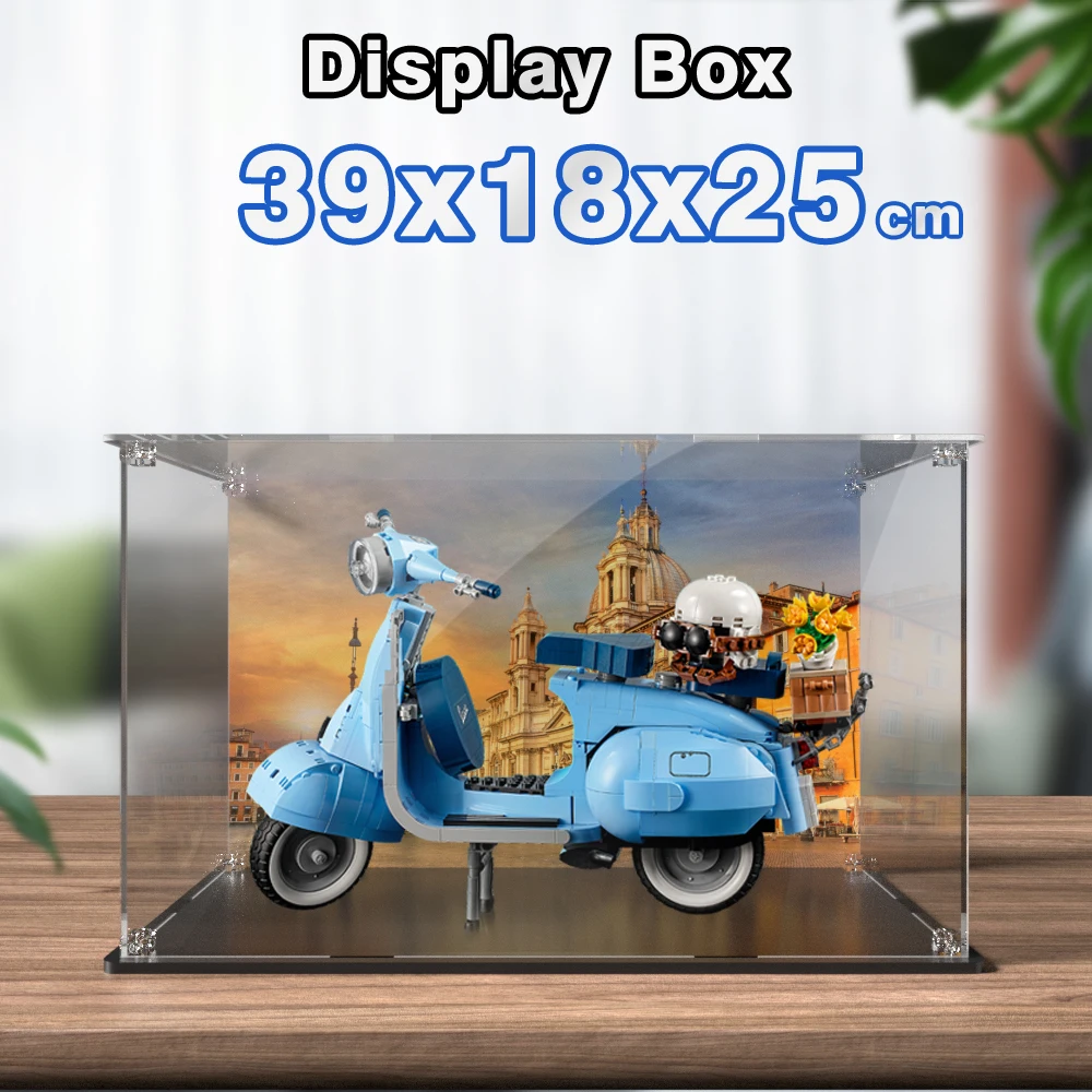 Акриловая витрина для lego 10298 дисплей Vespa 125 строительный блок пылезащитная