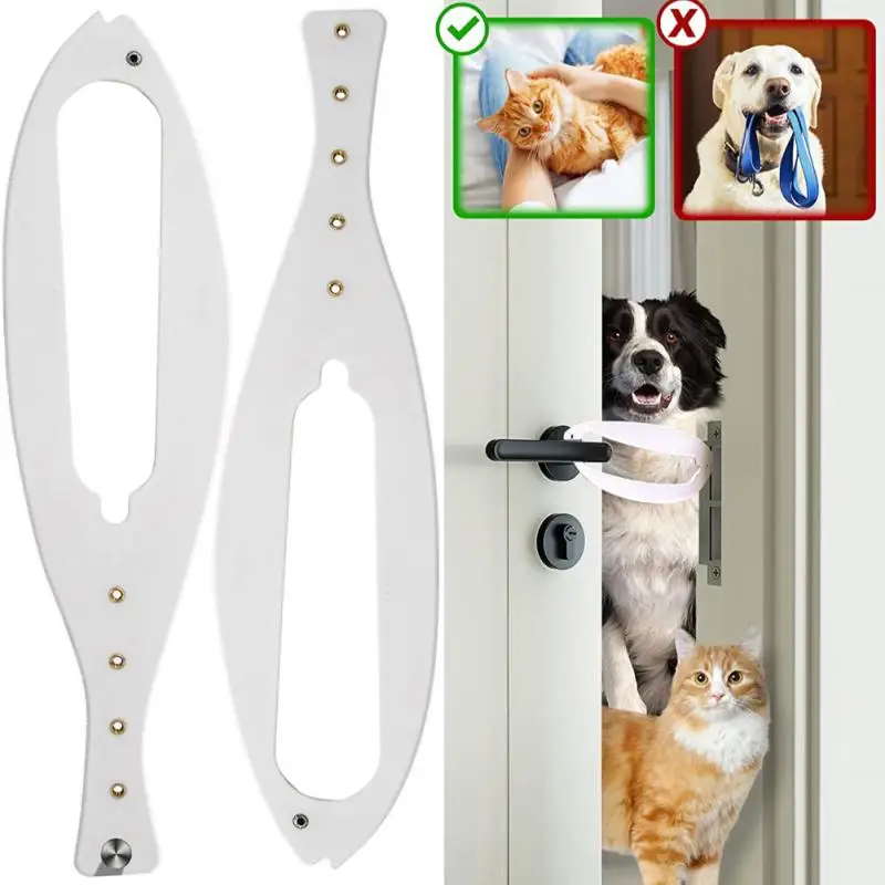 

Door Lock Good Toughness Cat Door Alternative Safety Lock Multi-function Adjustable Cat Door Holder Cat Flex Strap Safe Flex