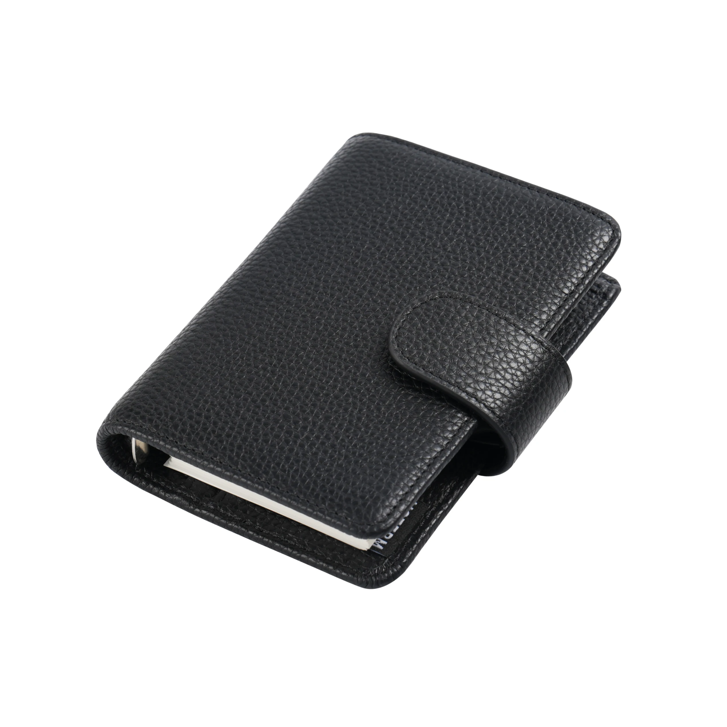 Moterm обычный размер A8/M5, планировщик колец, галька, воловья кожа, мини-блокнот с 5 отверстиями и органайзером для колец 15 мм, дневник путешествий дневник шк april ы иск кожа интегр переплёт ляссе