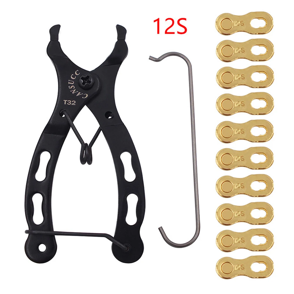 

MTB Bicycle Quick Release Buckle With Pliers Repair Tools Mountain Road QR Link Joint Chain Buckle Portable Cycling Accessories