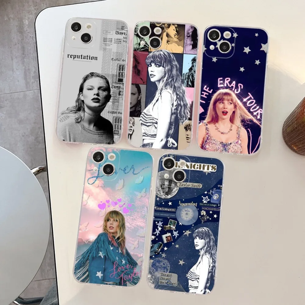 

S-Swifts-Singer-T-Taylors Album Phone Case Silicone Soft For Iphone 14 13 12 11 Pro Mini XS MAX 8 7 6 Plus X XS XR Cover