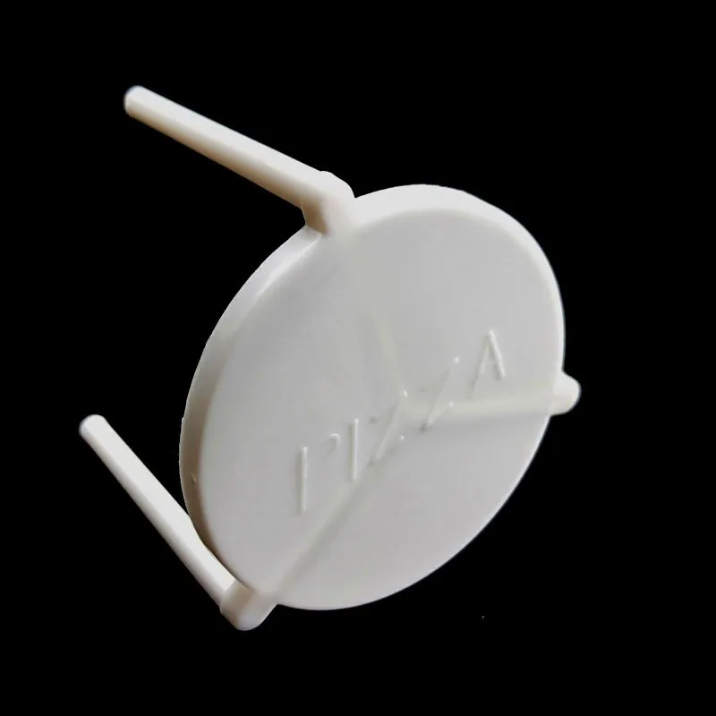 Одноразовая пищевая коробка для пиццы белый твердый пластиковый держатель со