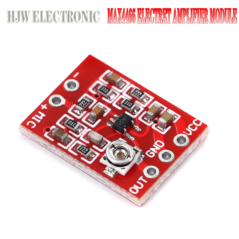 Новый MAX4466 Electret микрофонный усилитель с регулируемым коэффициентом усиления