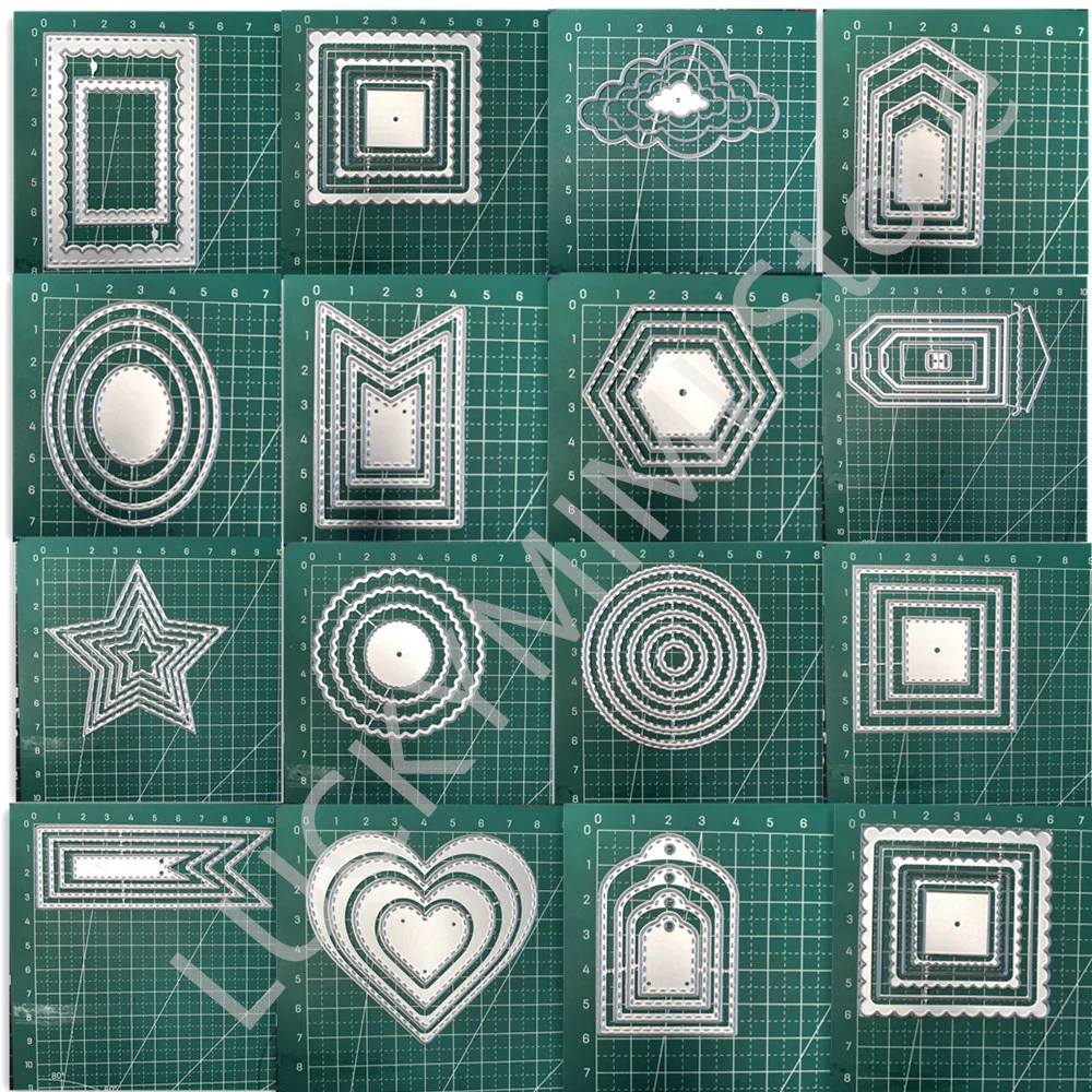

New Arrival Metal Cutting Dies DIY Scrapbooking Stencil Photo Album Craft Paper Card Making Template Handcraft No Clear Stamps