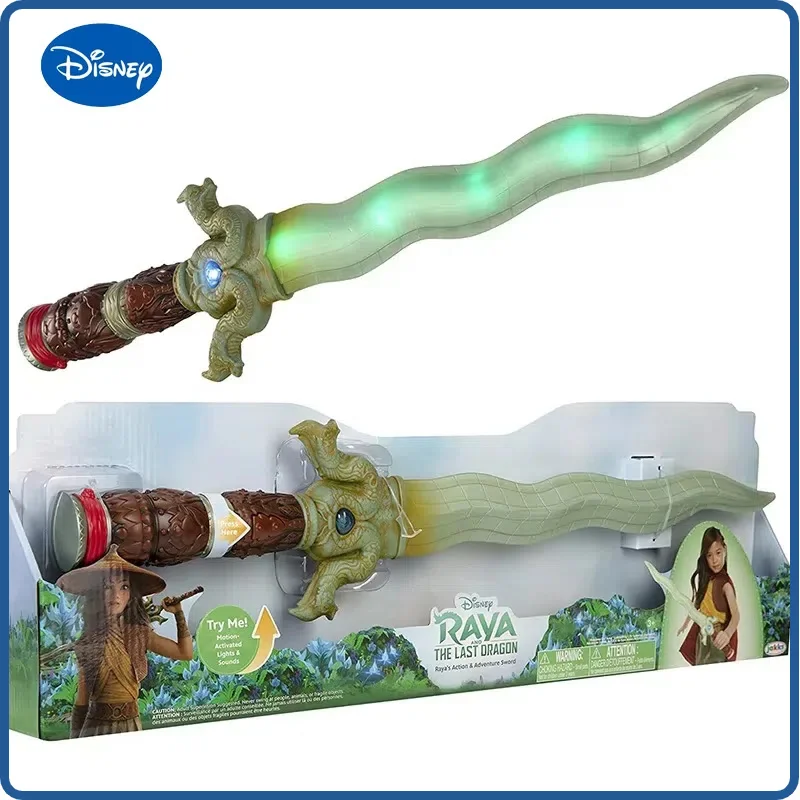 Дисней Аниме Рая и последний дракон фильм 55 см светящийся меч коллекция модель