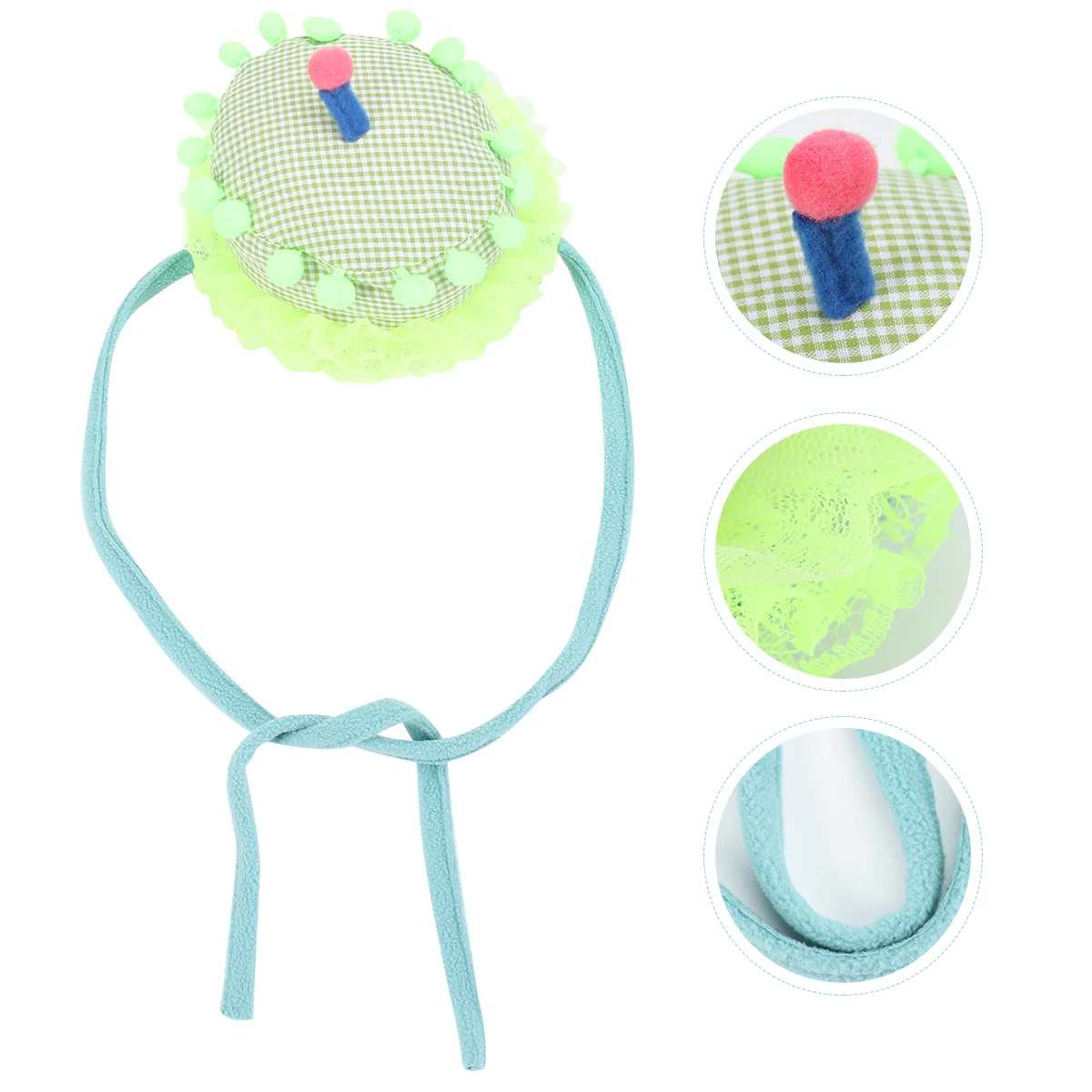

1 Pc Lovely Chic Birthday Cake Hat Decorative Party Cap for Party