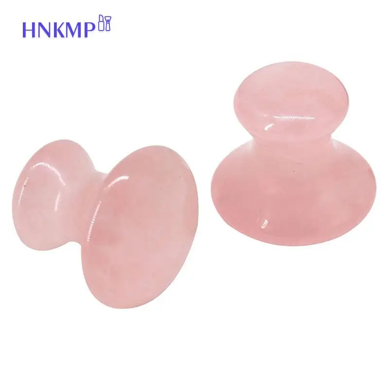 

1PC Massage Scraper SPA Therapy Jade Board Face Massager Gua Sha Tool Natural Rose Quartz Mushroom Facial Back Foot Acupuncture