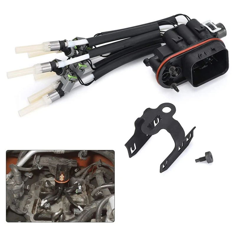

Car Spider Fuel Injector FJ503 W/Retaining Bracket SCPI to MPFI Compatible for Chevy Chevrolet 96-05 GMC GM V6 4.3L Gas
