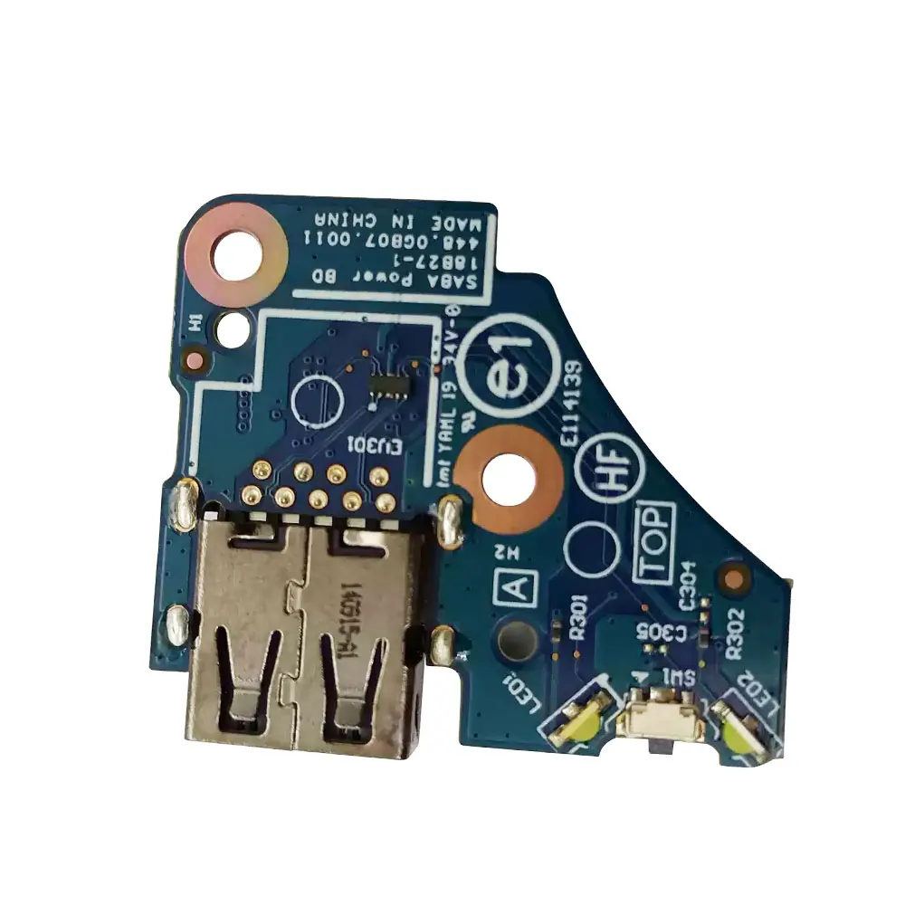 Фото OEM-плата с USB-разъемом и кнопкой питания для ноутбуков HP Envy X360 15-DR, 15M-DR, TPN-W142, 15-DS, 15M-DS, TPN-W143 (кабель для ремонта) №4