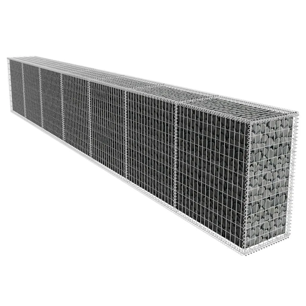 

Gabion Wall with Cover 19.7'x1.6'x3.3'