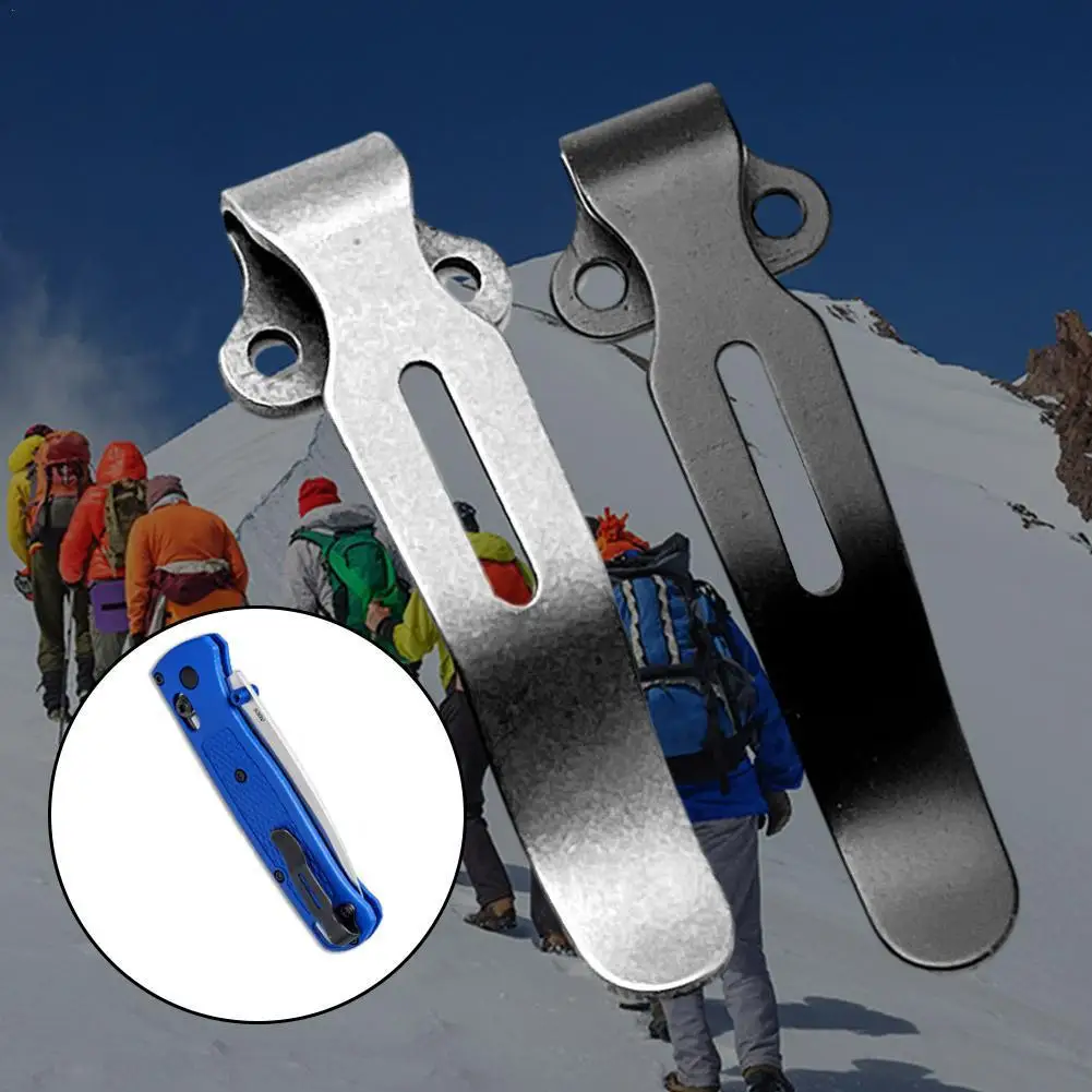 

Стальной нож, складной карманный нож, зажим для задней панели ножа-бабочки 535, аксессуары «сделай сам», пользовательский инструмент с зажимо...