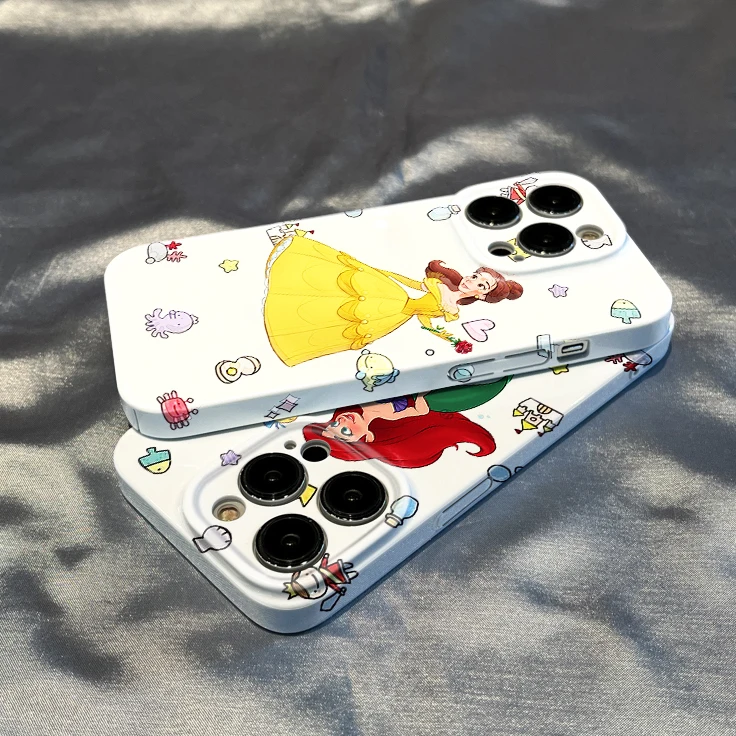 

Disney Snow White CuteNew Luxury Hard Feilin Phone Case For iPhone 14 13 12 /Samsung S23 S22 /Note 12 11T Pro