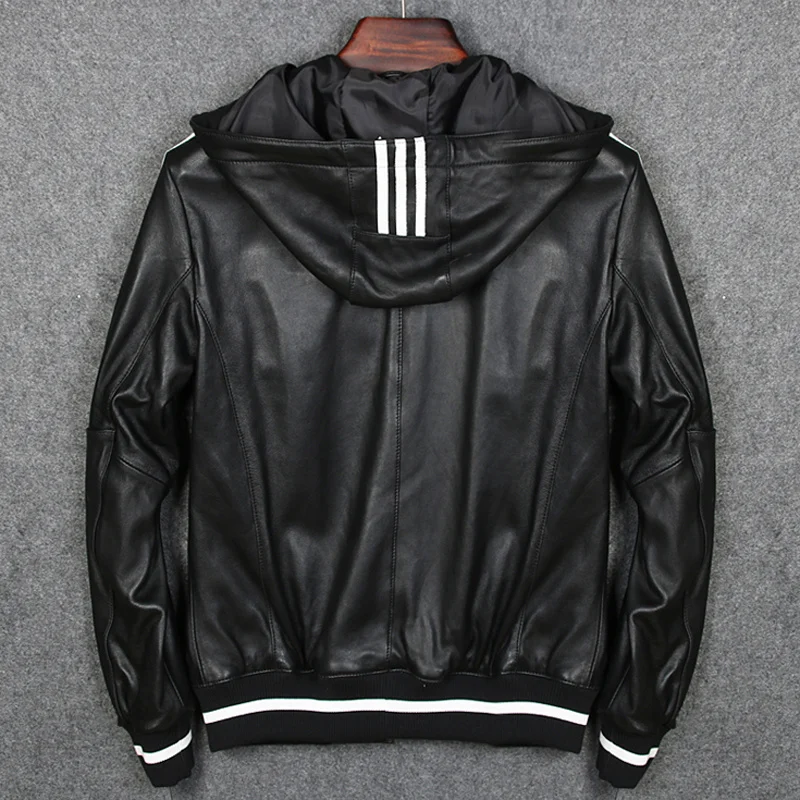 Красивые мужские пальто из овчины кожаные куртки индивидуальная мужская куртка