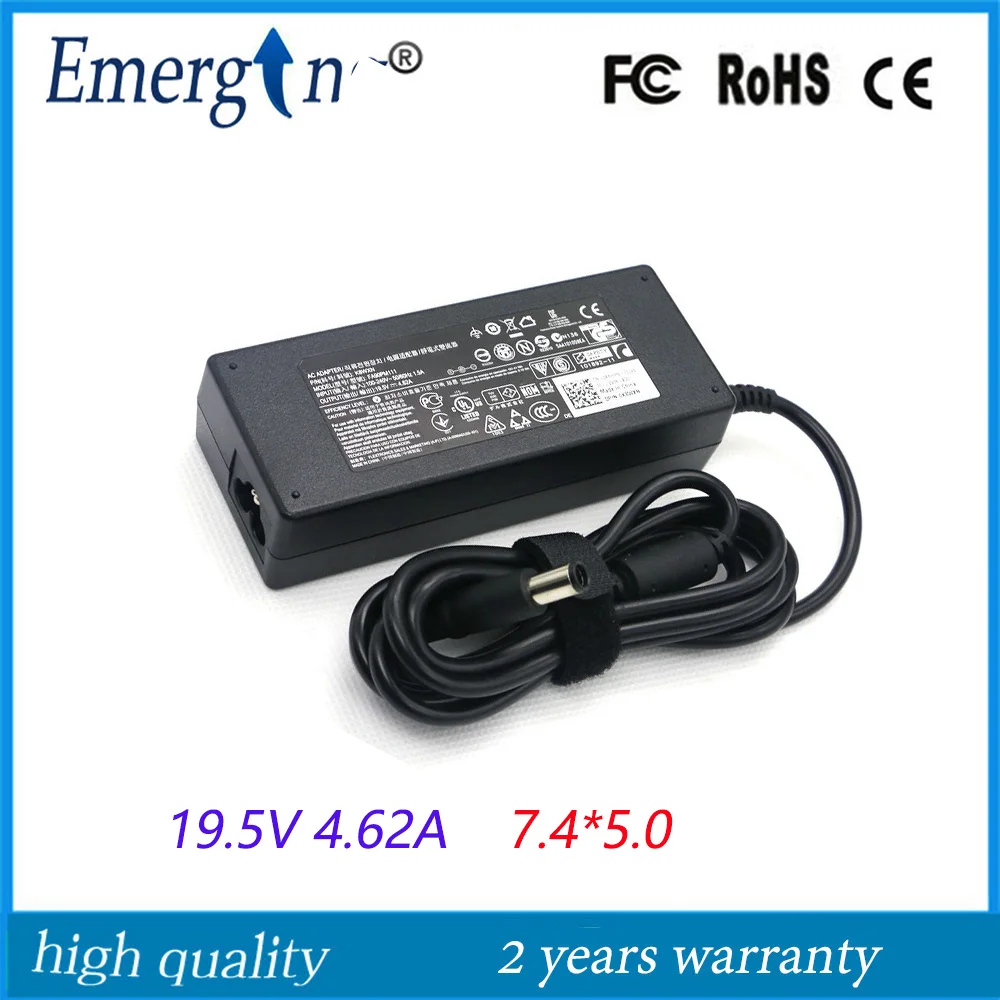 

19.5V 4.62A 90W 7.4X5.0mm AC Adapter For Dell n4050 n5010 1420 HA45NM140