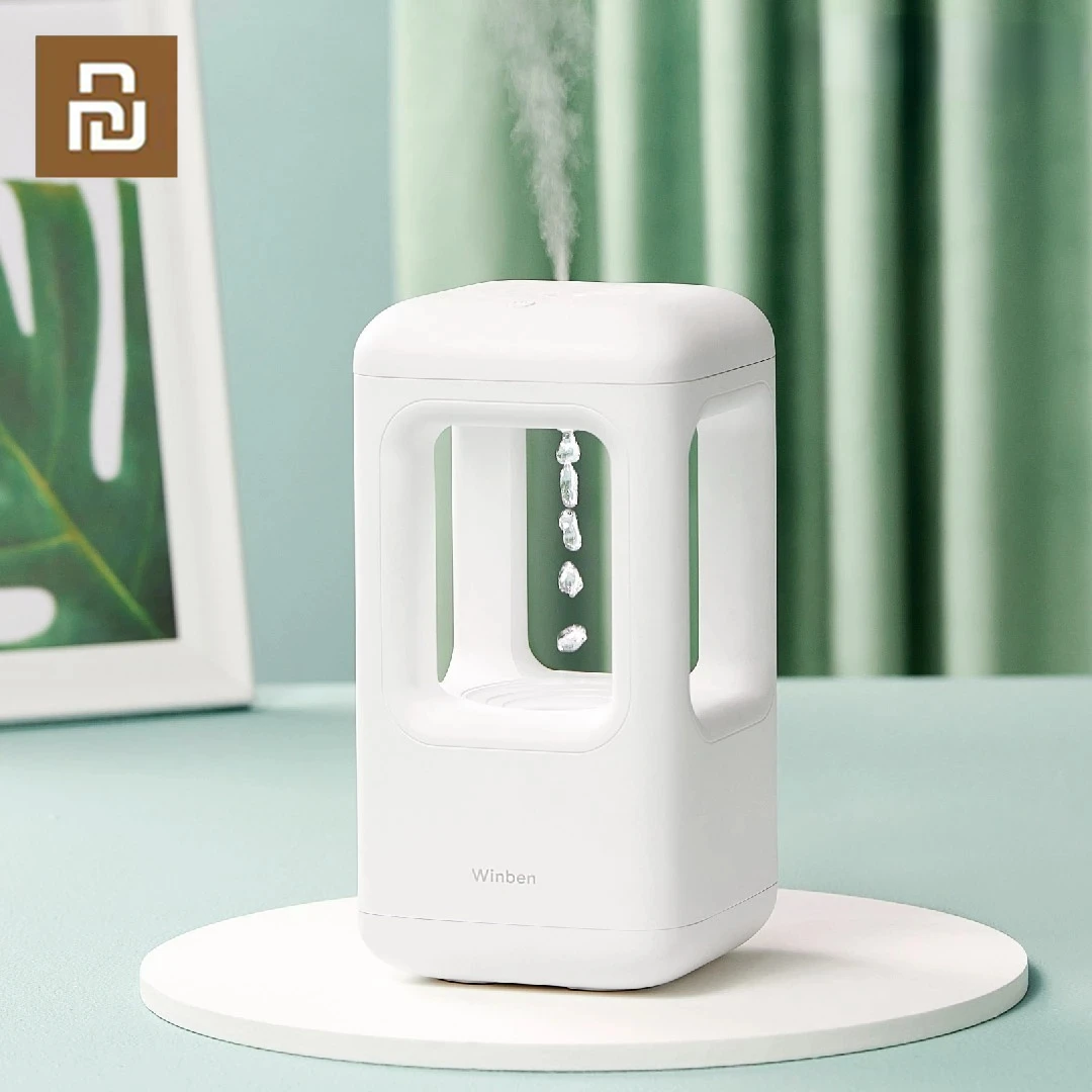 

New Youpin Winben Anti-gravity Water Drop Humidifier Ultrasonic Mist Droplet Backflow Intelligent Anti-dry Protection Power-off