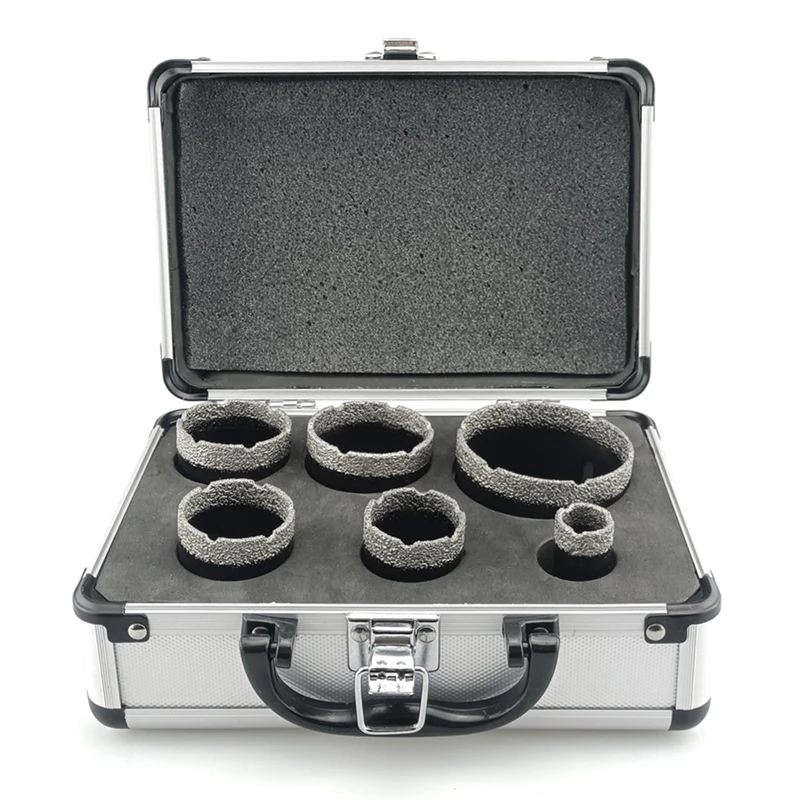 

Набор коронок алмазных для сухого сверления мрамора, 6 шт.