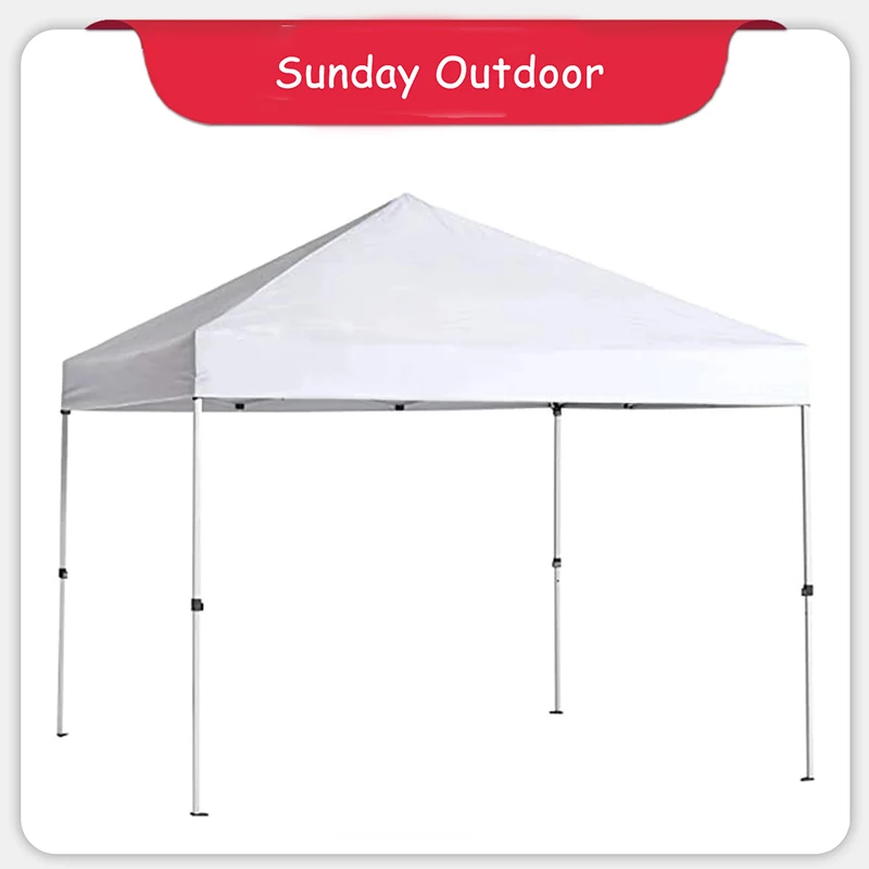 10x10 Feet Ez Pop up Canopy, Outdoor Canopies Instant Party Tent White