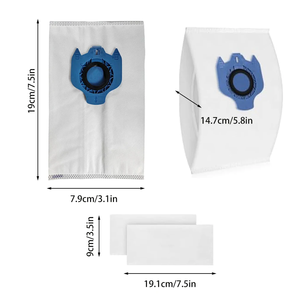 Комплект из 6 вакуумных пакетов для Miele Hoover C1 C2 C3 S227 S240 S400 S5 S8 товары дома