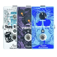rowin new products tape delay vibrock noise killer guitar effect pedal for electric guitars with good quality true bypass