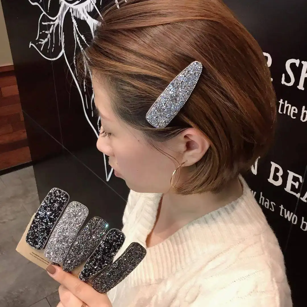 

Женская заколка для волос, с кристаллами