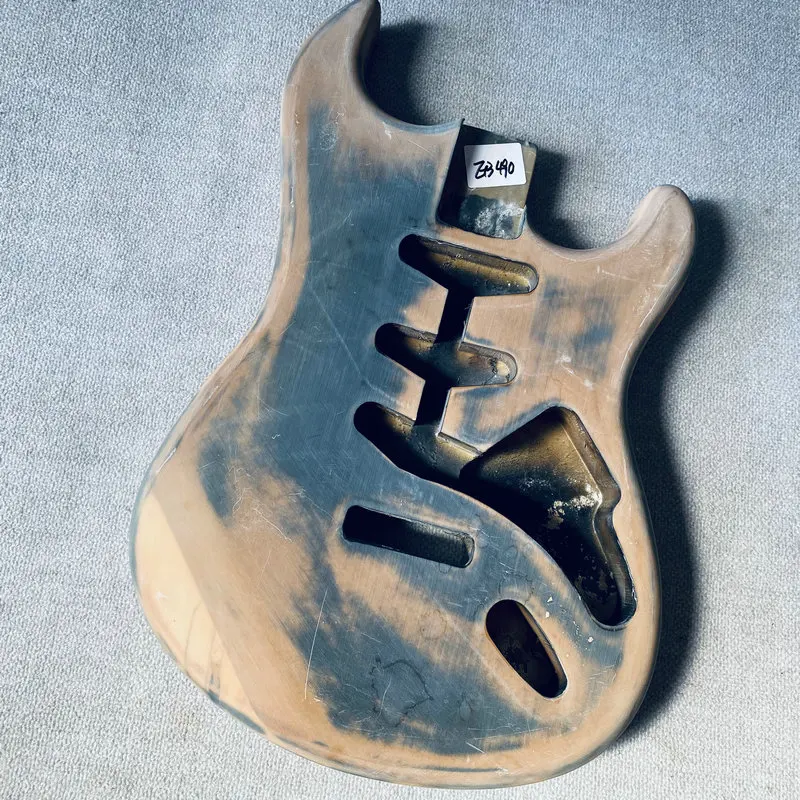 EB490 Strato краска для электрогитары и деревянные проблемы звукосниматели SSS Custom Tremolo