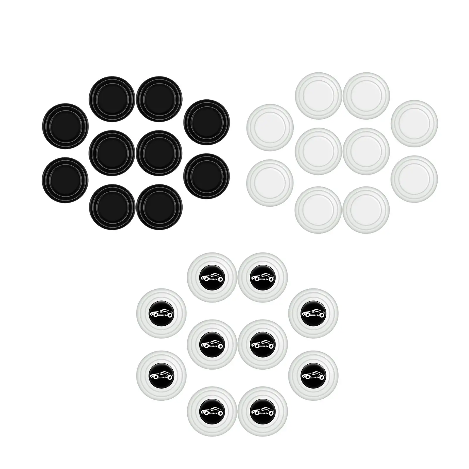 

10 Pieces Car Door Anti Collision Gasket Universal for Trunk SUV