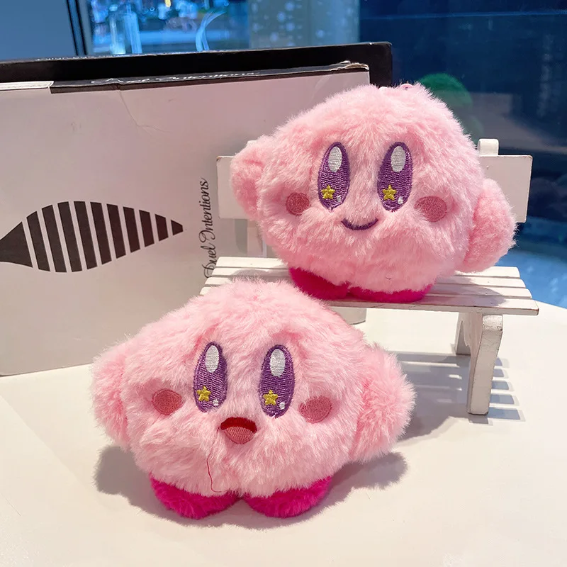 Фото НОВИНКА 2026: Плюшевый брелок-подвеска Kirby Claw Machine, оптовая продажа, мини-кошелек для монет, плюшевая игрушка №4