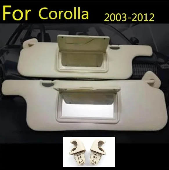 Солнцезащитный козырек для салона автомобиля с зеркалом передний в сборе Toyota