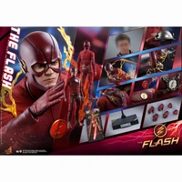 genuine hottoys ht 16 the flash tms009 dc anime action figures collection model toys