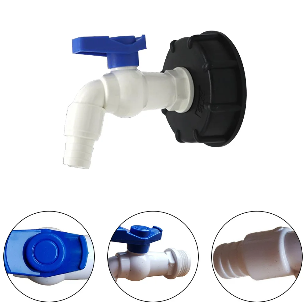 

White Plastic 3/4 Inch Male Thread Tap Valve Connect To Oft Hose 16MM Faucet For Garden Hose Plant Irrigation Valve Garden Tap